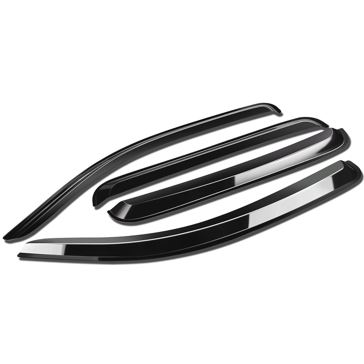 PROTECTOR DE VENTANA WINDOW VISORS - 05-23 TOYOTA TACOMA DOUBLE CAB - 4PCS - SMOKE