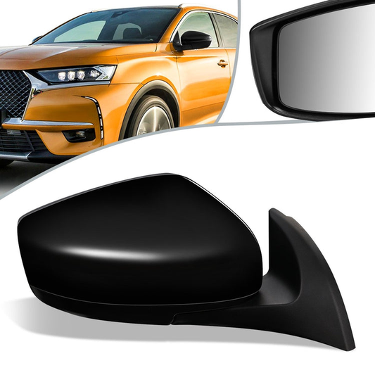 RETROVISOR MIRROR - OEM - 18-19 NISSAN LEAF - POWERED - FOLDING - BLACK MATERIAL - RIGHT