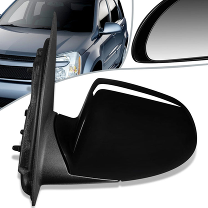 RETROVISOR MIRROR - OEM - 05-09 CHEVY EQUINOX / 06-09 PONTIAC TORRENT / 04-07 SATURN VUE - POWERED - PAINTABLE - BLACK - LEFT