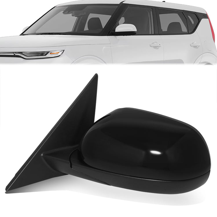 RETROVISOR MIRROR - OE STYLE - KIA SOUL 2020-2022 - WITH POWER - DRIVER LEFT SIDE - BLACK