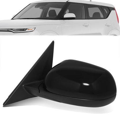 RETROVISOR MIRROR - OE STYLE - KIA SOUL 2020-2022 - WITH POWER - DRIVER LEFT SIDE - BLACK