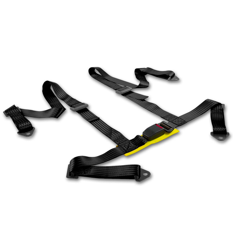 CINTURON DE SEGURIDAD 4PT - BUCKLE - BLACK - MA4-3-1