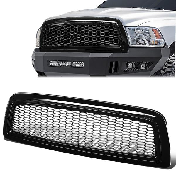 PARRILLA GRILLE - 09-10 DODGE RAM 1500 / 11-12 DODGE RAM 2500, 3500 - HONEYCOMB MESH - BLACK