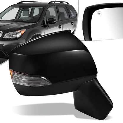 RETROVISOR MIRROR - OEM - 14-16 SUBARU FORESTER - POWERED - HEATED - W/ SIGNAL LIGHT - FOLDING - RIGHT