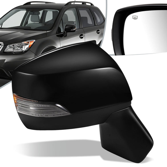 RETROVISOR MIRROR - OEM - 14-16 SUBARU FORESTER - POWERED - HEATED - W/ SIGNAL LIGHT - FOLDING - RIGHT