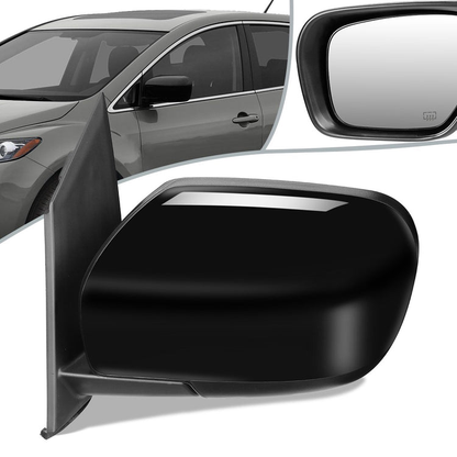 RETROVISOR MIRROR - OEM - 07-12 MAZDA CX-7 - POWERED - HEATED - PAINTABLE - BLACK - LEFT