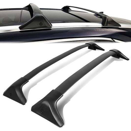 PORTAEQUIPAJE ROOF RACK CROSS BARS - 16-19 LEXUS LX570 - BOLTS ONTO OEM ROOF RAILS ONLY - BLACK