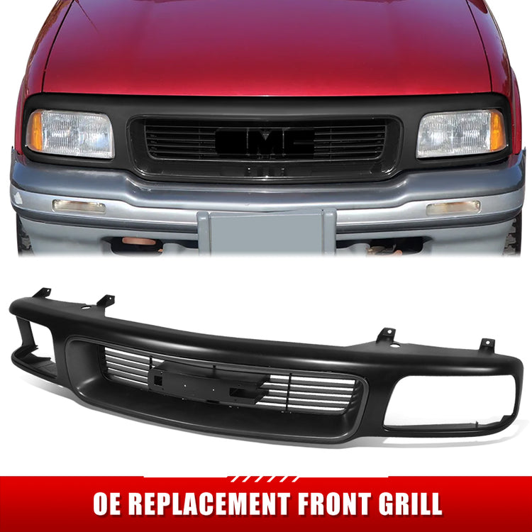 PARRILLA GRILLE - CV S10/SONAMA '94-'97/'98-'04/ GRILLE ASS'Y 94-97/ BLACK/SILVER-GRAY/ (COMPOSITE TYPE)/ (SONAMA)(GMC)//PARTS.NO,GM1200361//OEM NO,15653573