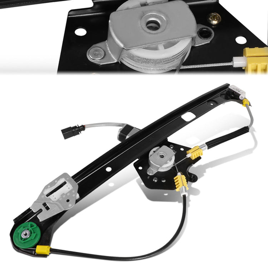 REGULADOR DE VENTANA WINDOW MOTORS & REGULATORS - METALLIC - 00-06 BMW X5 - METALLIC - BARE STEEL/PLASTIC