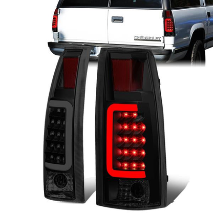 FAROS TRASEROS 88-99 CHEVY C1500 , K1500 / 88-00 CHEVY C2500 , K2500 , K3500 / 88-01 CHEVY C3500 / 92-99 CHEVY SUBURBAN C1500 , 2500 , K1500 , K2500 / 92-94 CHEVY BLAZER / 95-99 CHEVY TAHOE , 99-00 CADILLAC ESCALADE / 200 CHEVY TAHOE - 3D - U-HALO LED -