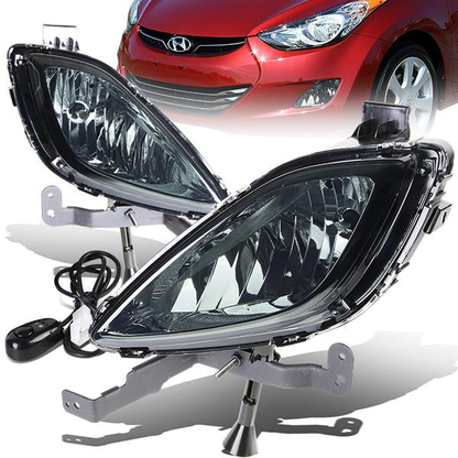 FAROS DE NIEBLA 11-13 HYUNDAI ELANTRA - W/ SWITCH - 881 BULB - SMOKE