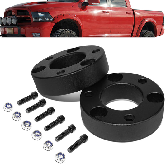 KIT ELEVACION 06-10 DODGE RAM 1500 PICKUP / 11-16 RAM 1500 - FITS 4WD MODELS. EXCLUDES EXTENDED CAB & MEGA CAB MODELS - FRONT - 2" LIFT - UPPER MOUNT SPACER LIFT KIT