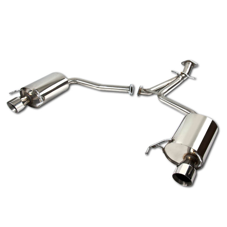 TUBERIA CATBACK AXELBACK - 06-10 LEXUS IS250 / IS350 V7 - DUAL SINGLE TIP - STAINLESS STEEL