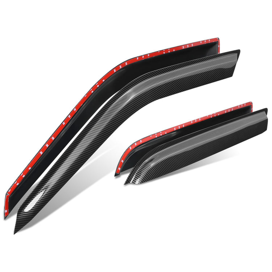 PROTECTOR DE VENTANA WINDOW VISORS - FORD EXPEDITION 1997-2017 / LINCOLN NAVIGATOR 1998-2017 - 4PCS - BLACK