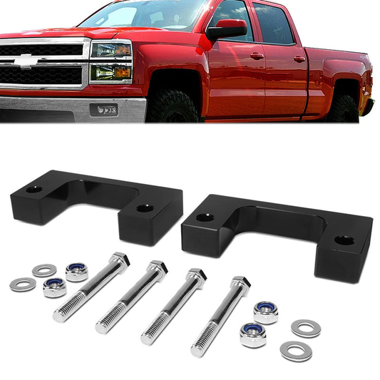 KIT ELEVACION 07-22 CHEVY SILVERADO 1500 / 07-22 GMC SIERRA 1500 - FRONT - 1.5" LIFT - LOW MOUNT