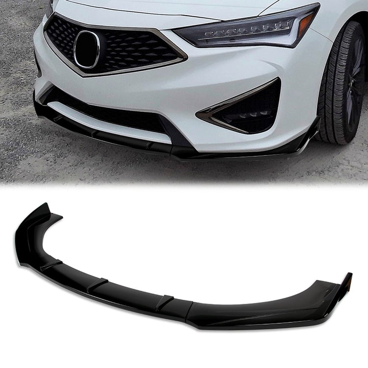 LIP FRONTAL UNIVERSAL - 68" X 5" - REQUIRES DRILLING BUMPER FOR INSTALLATION - 3PC - PAINTED GLOSS BLACK