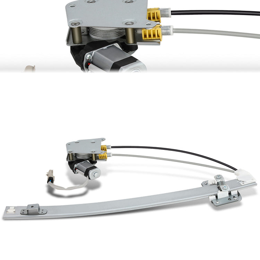 REGULADOR DE VENTANA WINDOW MOTORS & REGULATORS - METALLIC - 02-06 JEEP LIBERTY - METALLIC - BARE STEEL/PLASTIC