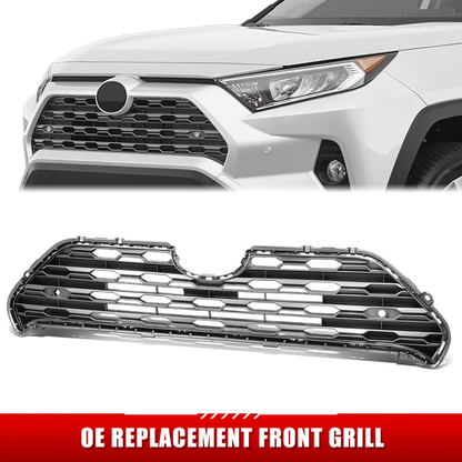 PARRILLA GRILLE - TY RV4 '19-ON/ GRILLE ASS'Y 19-21/ PAINTED SILVER/ W/O CAMERA W/2 SENSOR H./ (LIMITED)//PARTS.NO,TO1200440//OEM NO,531120R150