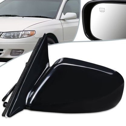 RETROVISOR MIRROR - OEM - 97-01 TOYOTA CAMRY - POWERED - HEATED - PAINTABLE - BLACK - LEFT