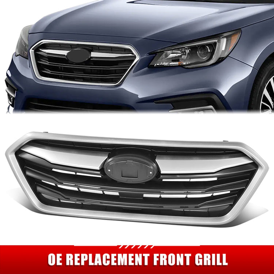 PARRILLA GRILLE - SB LGCY/OTBAK 15-19/ GRILLE ASS'Y 18-19/ MAT-BLACK W/SILVER MOULDING/ (LEGACY)//PARTS.NO,SU1200180//OEM NO,91121AL18A