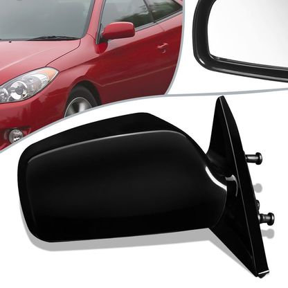 RETROVISOR MIRROR - OEM - 04-08 TOYOTA SOLARA - POWERED - PAINTABLE - BLACK - RIGHT