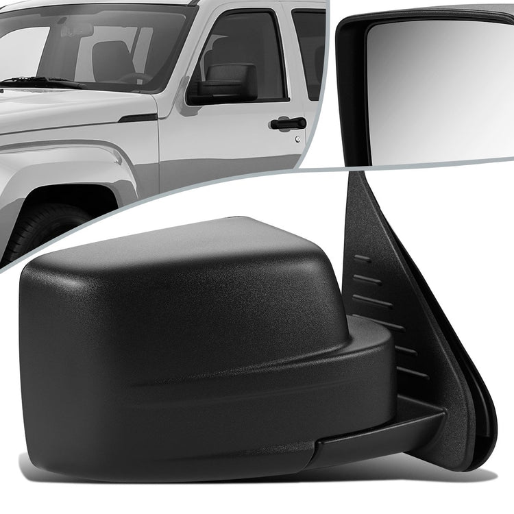 RETROVISOR MIRROR - OEM - 08-13 JEEP LIBERTY - POWERED - HEATED - BLACK - RIGHT