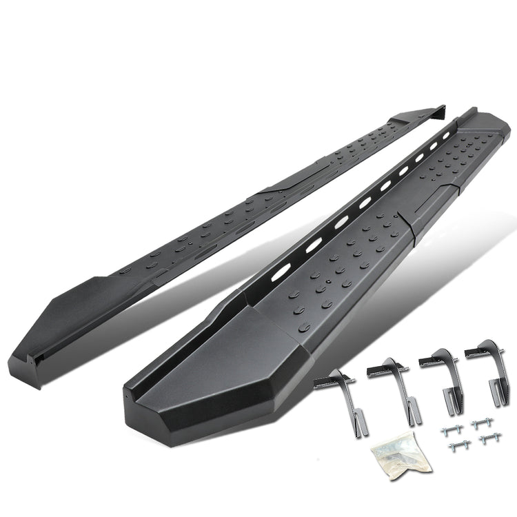 ESTRIBOS 5.5" - STRAIGHT - W/ MOUNTING BRACKETS - 15-17 FORD F-150 - EXTENDED CAB - BLACK