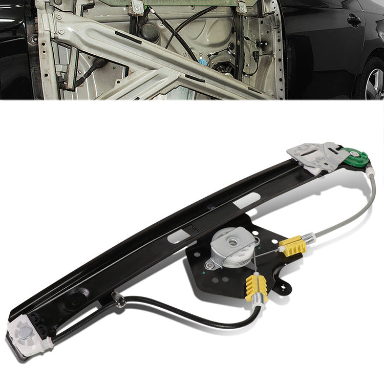 REGULADOR DE VENTANA WINDOW MOTORS & REGULATORS - METALLIC - 99-00 BMW 323I/01-05 BMW 325I/01-05 BMW 325XI/99-00 BMW 328I/01-05 BMW 330I/01-05 BMW 330XI - FITS SEDAN MODELS ONLY - METALLIC - BARE STEEL/PLASTIC