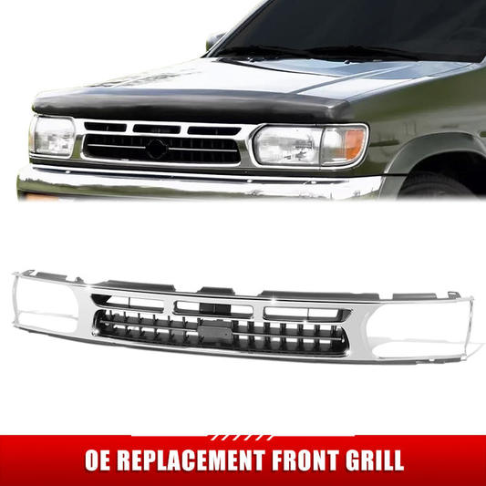 PARRILLA GRILLE - DS PATHFIND '96-'98/'99-'04/ GRILLE ASS'Y 96-98/ CHROME/DARK ARGENT//PARTS.NO,NI1200176//OEM NO,623100W401
