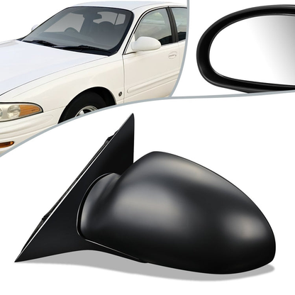 RETROVISOR MIRROR - OEM - 00-05 BUICK LESABRE - POWERED - W/ MEMORY - FOLDING - BLACK - LEFT