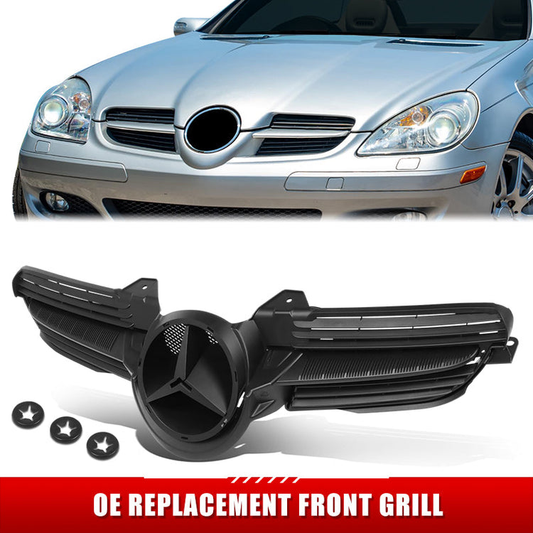 PARRILLA GRILLE - BZ R171 '05-'08/'09-'11(SLK)/ GRILLE ASS'Y 05-11/ W/PRIMED (W/O LOGO)/