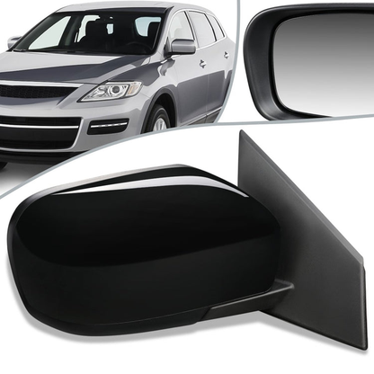 RETROVISOR MIRROR - OEM - 07-09 MAZDA CX-9 - POWERED - PAINTABLE - BLACK - RIGHT