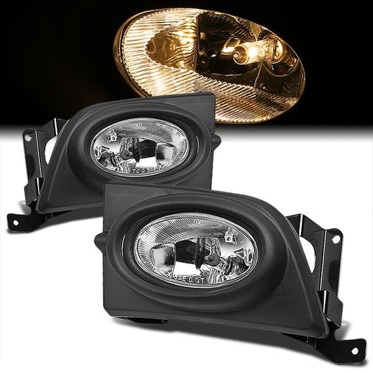 FAROS DE NIEBLA 06-08 HONDA CIVIC 4-DR - W/ SWITCH - H11 BULB - CLEAR