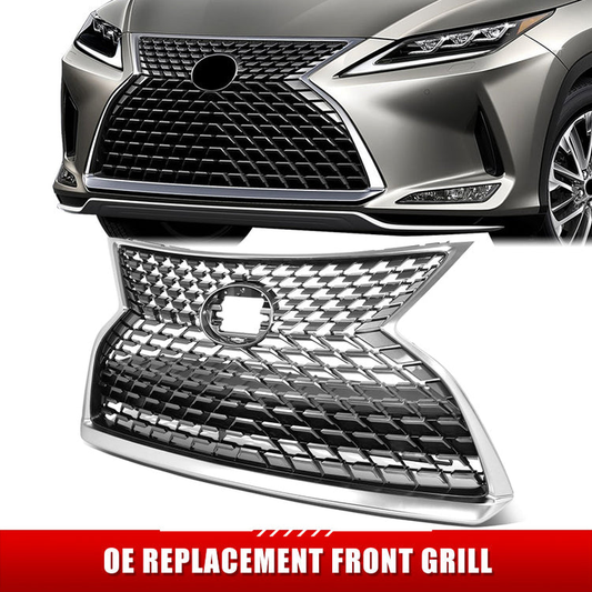 PARRILLA GRILLE - LX RX350/RX200T '16-'19/20-ON/ GRILLE ASS'Y 20-21/ W/CHROME/PAINTED/DARK-GRAY/ W/O PARKING SENSOR/ W/O FRONT VIEW CAMERA