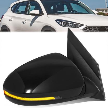 RETROVISOR MIRROR - HYUNDAI TUCSON 2019-2021 - WITH POWER - WITH HEATED GLASS - WITH BLIND SPOT - WITH TURN SIGNAL - OE STYLE - PASSENGER RIGHT SIDE