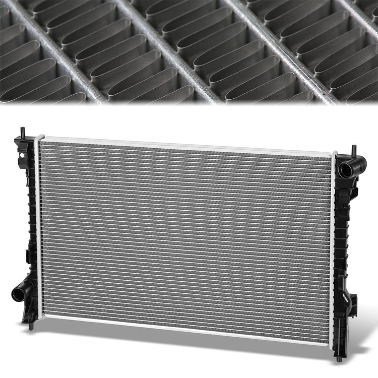 RADIADOR RADIATOR - OEM - FORD POLICE INTERCEPTOR SEDAN 2014-2019 / FORD SPECIAL SERVICE POLICE SEDAN 2014-2018 / FORD TAURUS 2010-2019 / LINCOLN MKS 2010-2016 - FITS 2.0L & 3.5L TURBO MODELS - WITHOUT ENGINE OIL COOLER - DPI 13307