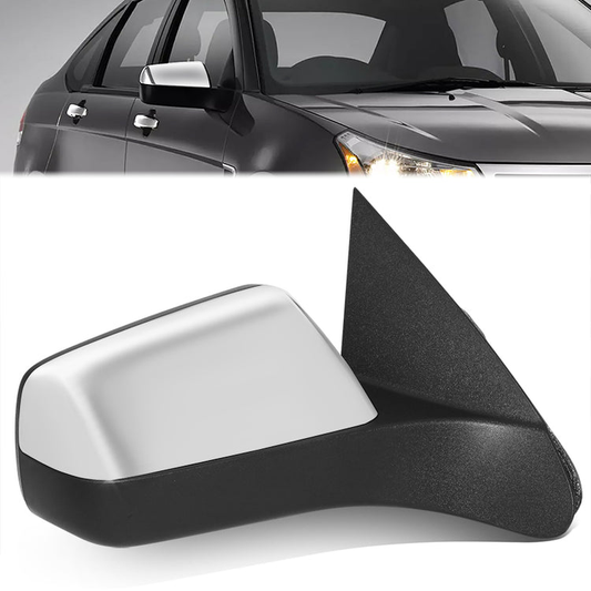 RETROVISOR MIRROR - OE STYLE - FORD FOCUS 2008-2011 - WITH POWER WITH HEATED CHROME COVER - PASSENGER RIGHT SIDE - BLACK / CHROME
