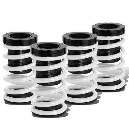 COILOVER 01-05 HONDA CIVIC - SCALE - BLACK SLEEVE / BLACK TOP / RED SPRING