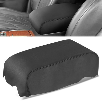 TAPA DE CONSOLA CENTER CONSOLE COVER - 01-06 LEXUS LS430 - BLACK REAL LEATHER