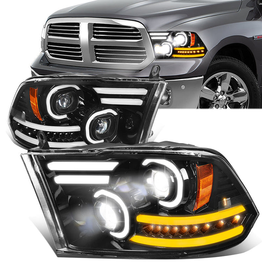 FAROS 09-18 DODGE RAM 1500 - BLACK HOUSING