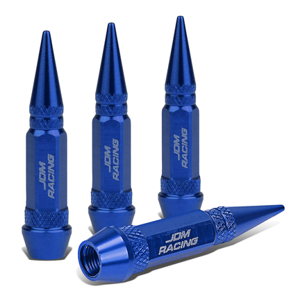 ACCESORIOS 60MM / 2.30" TALL - SPIKED - LUG NUT STYLE - BLUE