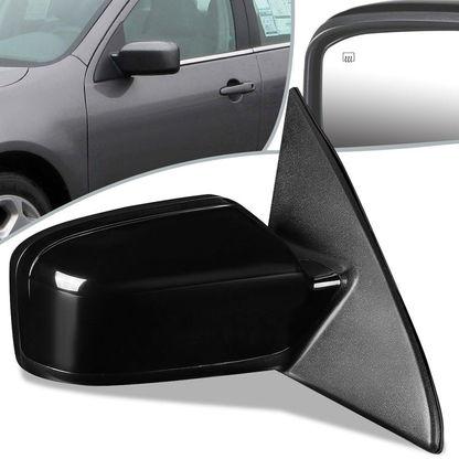 RETROVISOR MIRROR - OEM - 06-12 FORD FUSION / 06-10 MERCURY MILAN - POWERED - HEATED - PAINTABLE - BLACK - RIGHT