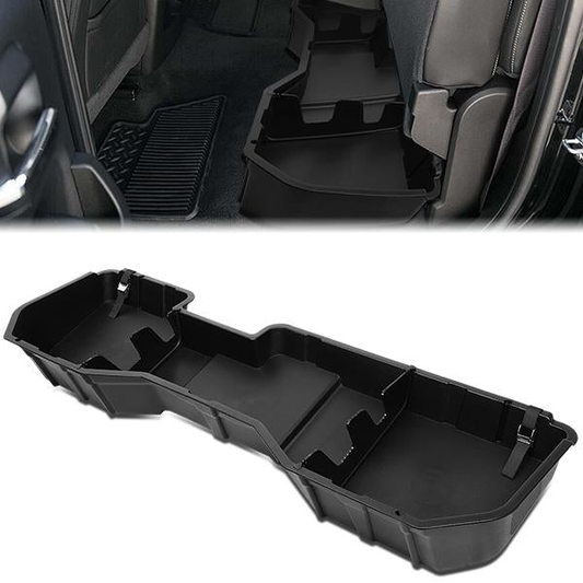 CAJA DE ALMACENAMIENTO 14-18 CHEVY SILVERADO 1500, GMC SIERRA 1500 / 15-19 CHEVY SILVERADO 2500HD, SILVERADO 3500HD, GMC SIERRA 2500HD, SIERRA 3500HD - CREW CAB - BLACK