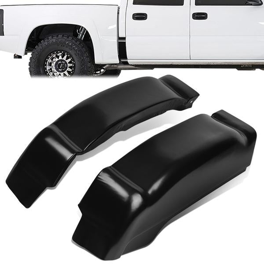 nan REAR CAB CAP COVERS - 2PCS - 99-06 CHEVY SILVERADO 1500, 2500HD, 3500HD, GMC SIERRA 1500, 2500HD, 3500HD / 2007 CHEVY SILVERADO 1500, 2500HD, 3500HD CLASSIC, GMC SIERRA1500, 2500HD, 3500HD CLASSIC - FITS EXTENDED CAB MODELS ONLY