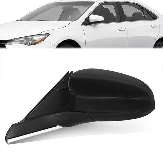 RETROVISOR MIRROR - OE STYLE - TOYOTA CAMRY 15 - WITH POWER WITH HEATED GLASS WITH BLIND SPOT - DRIVER SIDE - PAINT TO MATCH - BLACK