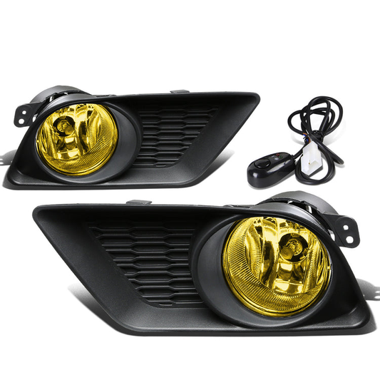 FAROS DE NIEBLA 11-14 DODGE CHARGER - WITH SWITCH, BEZEL - H8 BULB - AMBER
