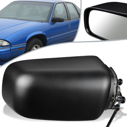 RETROVISOR MIRROR - OEM - 90-96 BUICK REGAL / 90-96 PONTIAC GRAND PRIX - POWERED - PAINTABLE - BLACK - RIGHT