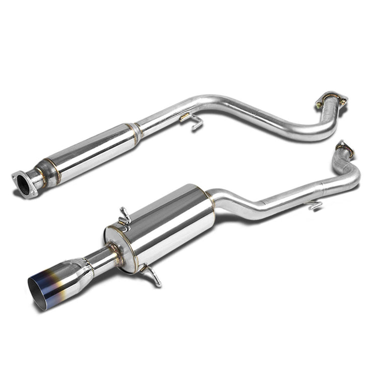 TUBERIA CATBACK CATBACK - 05-10 CHEVY COBALT / 07-10 PONTIAC G5 2.2L - SINGLE BURNT TIP - STAINLESS STEEL