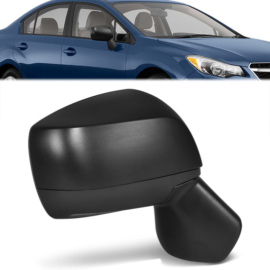 RETROVISOR MIRROR - OE STYLE - SUBARU IMPREZA 12-14 - WITH POWER WITH HEATED GLASS - PASSENGER SIDE - PAINT TO MATCH - BLACK