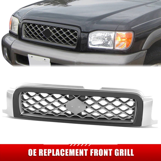 PARRILLA GRILLE - DS PATHFIND '96-'98/'99-'04/ GRILLE ASS'Y 99-01/ SILVER/DAARK GRAY/ W/BLACK MOULDING (SE)//PARTS.NO,NI1200194//OEM NO,623102W806
